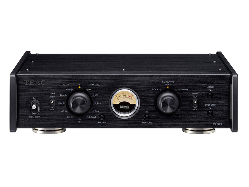 TEAC PE-505 Fully Balanced Phono Amplifier Black