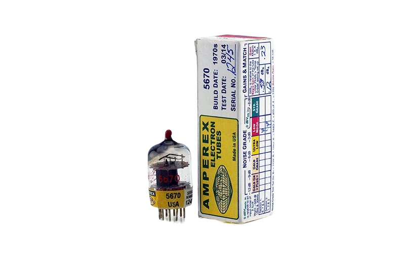 Pearl Cryo Amperex Globe 5670 Low Noise Grade 9 Pin Vacuum Tube