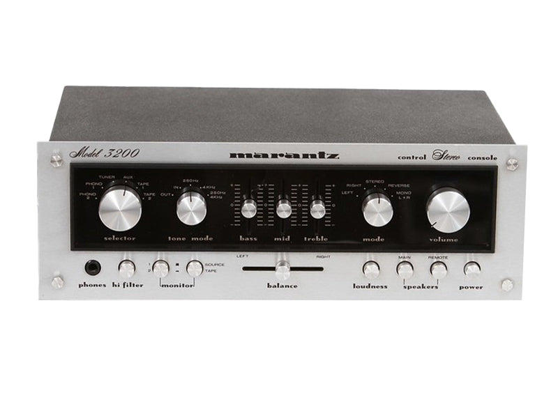 Marantz Model 3200 Series Control Stereo Console Preamplifier Silver Trade-In