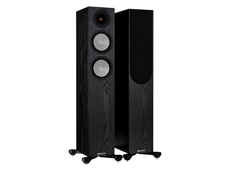 Monitor Audio Silver 200 Series (7G) Floorstanding Speakers Black Oak