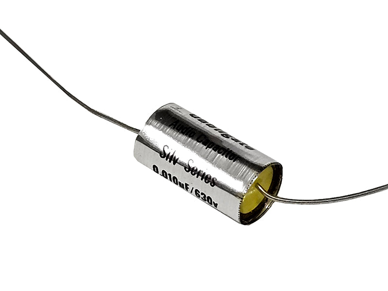 Obbligato 0.010uF 630Vdc “New” Silv Series Metalized Polypropylene Film Capacitor Axial Lead