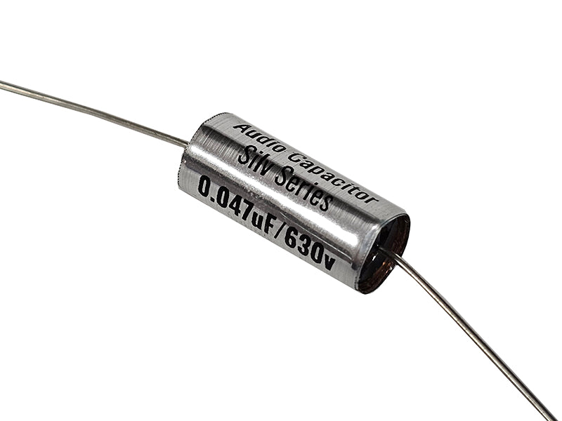 Obbligato 0.047uF 630Vdc “New” Silv Series Metalized Polypropylene Film Capacitor Axial Lead