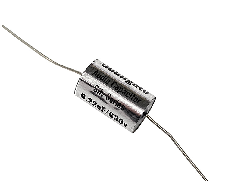 Obbligato 0.22uF 630Vdc New” Silv Series Metalized Polypropylene Film Capacitor Axial Lead