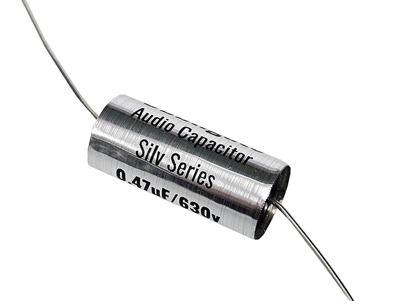 Obbligato 0.47uF 630Vdc “New” Silv Series Metalized Polypropylene Film Capacitor Axial Lead
