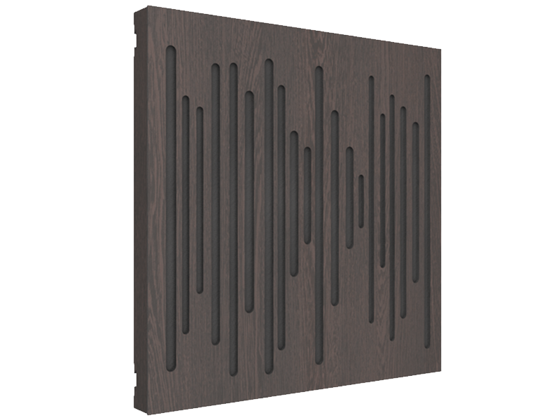 Vicoustic Acoustic Room Treatments VicPattern Ultra Wavewood Series (3/Box) Dark Wenge