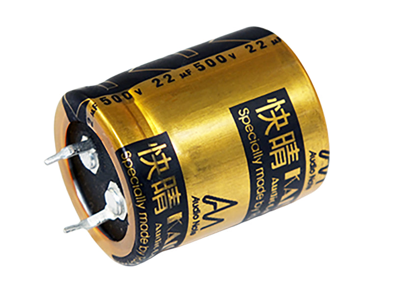 Audio Note Electrolytic Capacitor 22uF 500Vdc KAISEI Series Polarized Radial