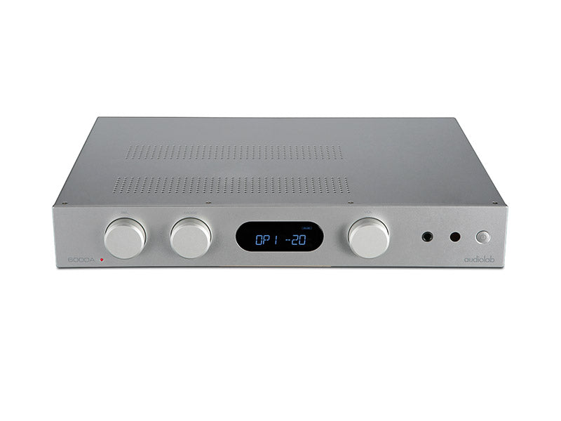 Audiolab 6000A Stereo Integrated Amp/DAC - Silver (w/Bluetooth)