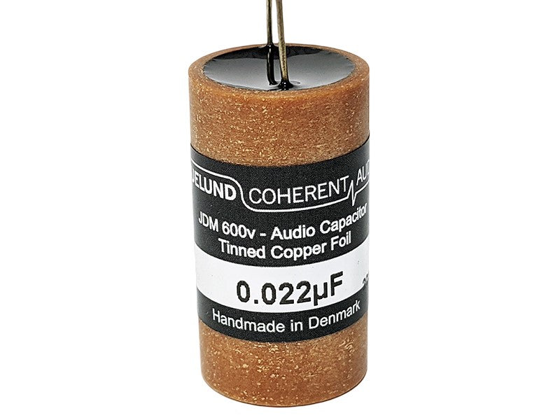 Duelund Capacitor 0.022uF 600Vdc JDM-Sn/Cu Series Tinned Copper Foil Paper Oil