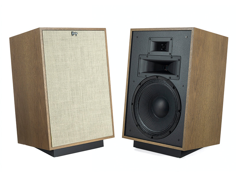 Klipsch Heresy IV Series Floorstanding Speakers Distressed Oak