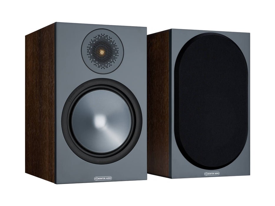 Monitor Audio Bronze 100 Series (6G) Bookshelf Speakers Walnut