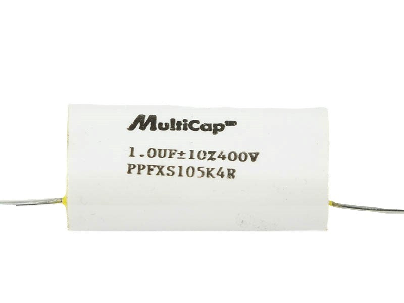 MultiCap Capacitor 1.0uF 400Vdc PPFXS Series Polypropylene Tin Foil