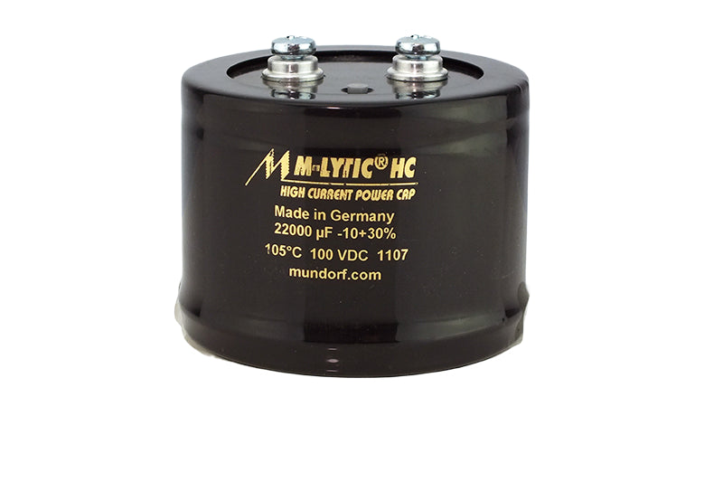 Mundorf Electrolytic Capacitor 22000uF 100Vdc MLytic® HC Series Polar Radial