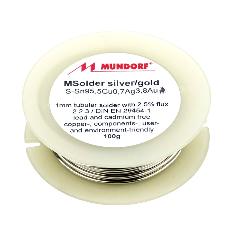 Mundorf Silver Gold Solder 100g spool, Sonic Craft