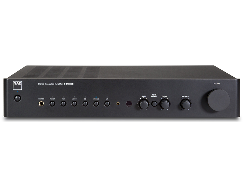 NAD C 316BEE Series V2 Stereo Integrated Amplifier Black