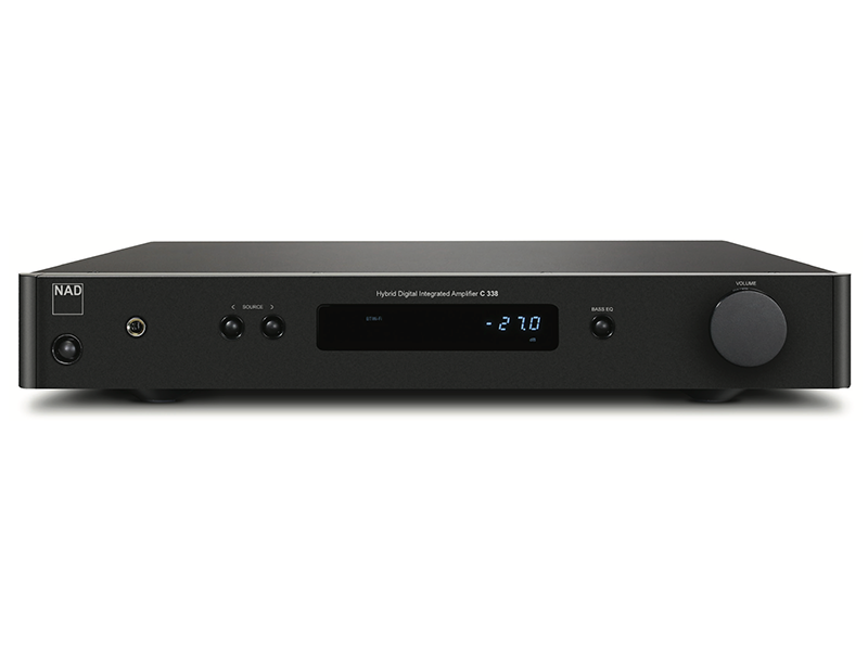 NAD C 338 Integrated Amplifier 50Wx2 Wifi - Black