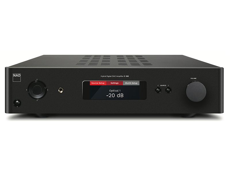 NAD C 368 Integrated Amplifier 80Wx2 - Black