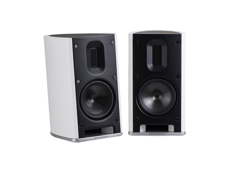 Scansonic MB1B Stand-Mount Speakers - White