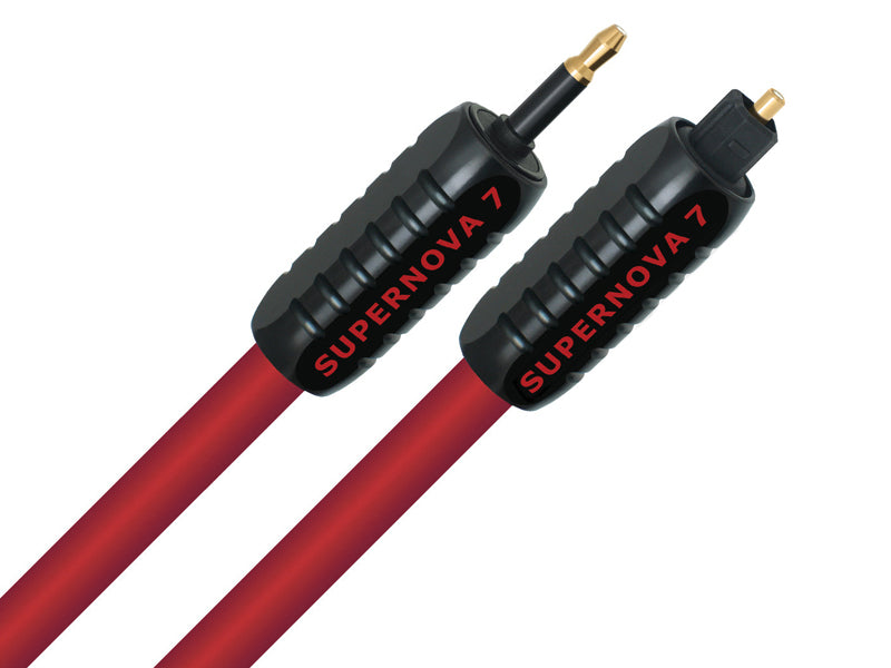 WireWorld Supernova 7 Series Digital Terminated Cable Glass Toslink to 3.5mm Connector 1.0M